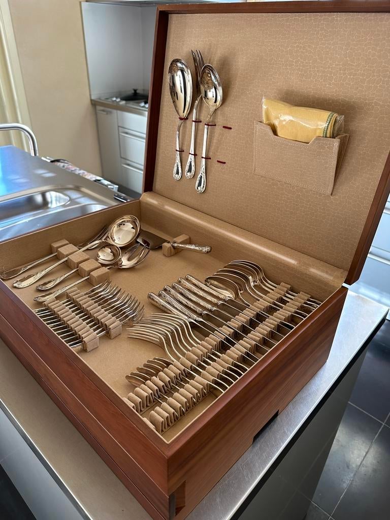 Luxe bestekset van Christofle in perfecte staat, Ophalen of Verzenden, Zo goed als nieuw, Rvs of Chroom