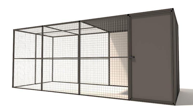 Voliere aluminium Yara | model 1, Ophalen of Verzenden, Nieuw, Aluminium, Volière