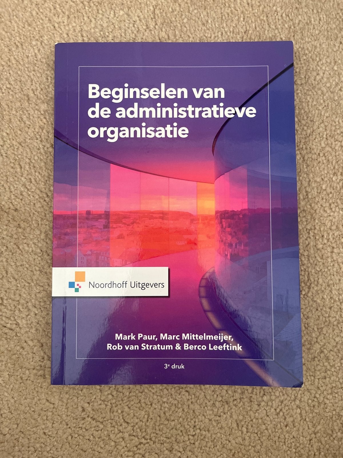 Beginselen van de administratieve organisatie 3e druk, Ophalen of Verzenden, Gamma, Zo goed als nieuw, HBO