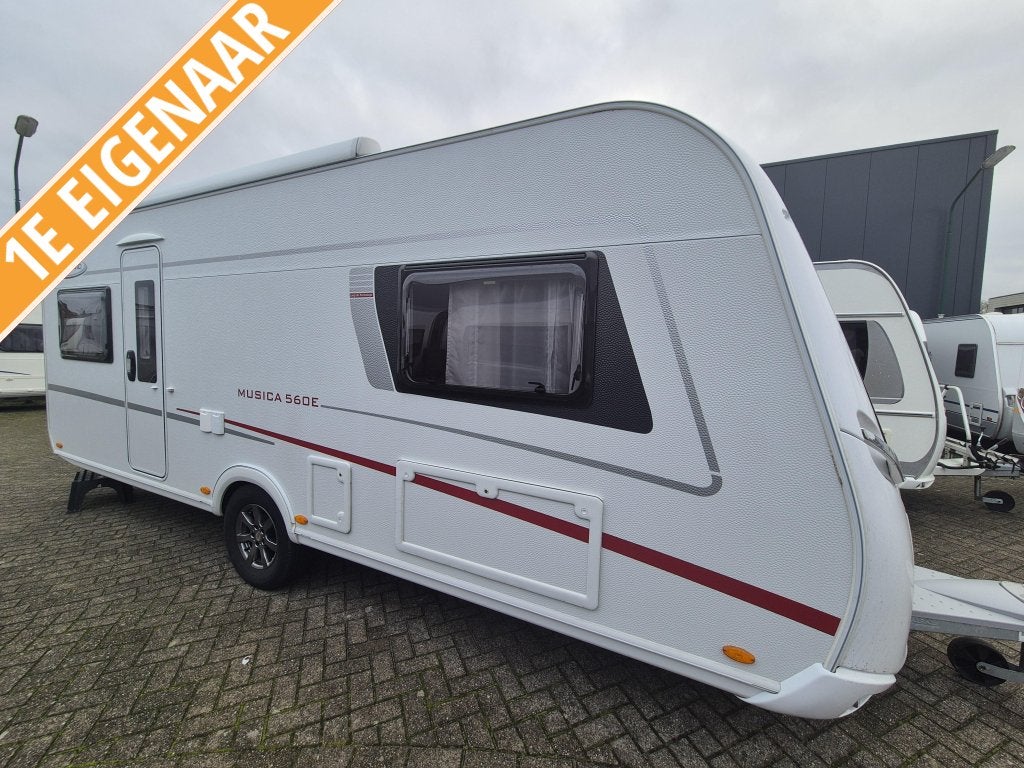 LMC Musica 560 E 2022 Vaste luifel, enkele bed 26250,-, Caravans en Kamperen, Luifel, Rondzit, Particulier, LMC en Münsterland