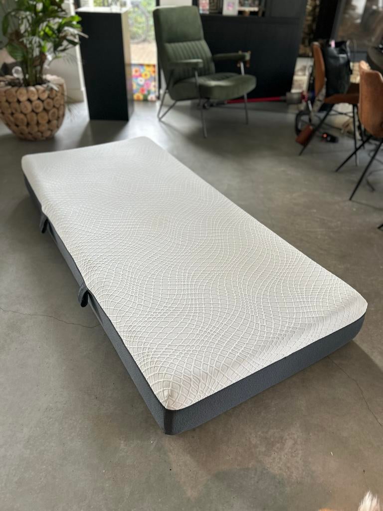 Maxi pocket matras 90x200 cm - lattenbodum en beschermer, Huis en Inrichting, Slaapkamer | Matrassen en Bedbodems, 90 cm, Eenpersoons