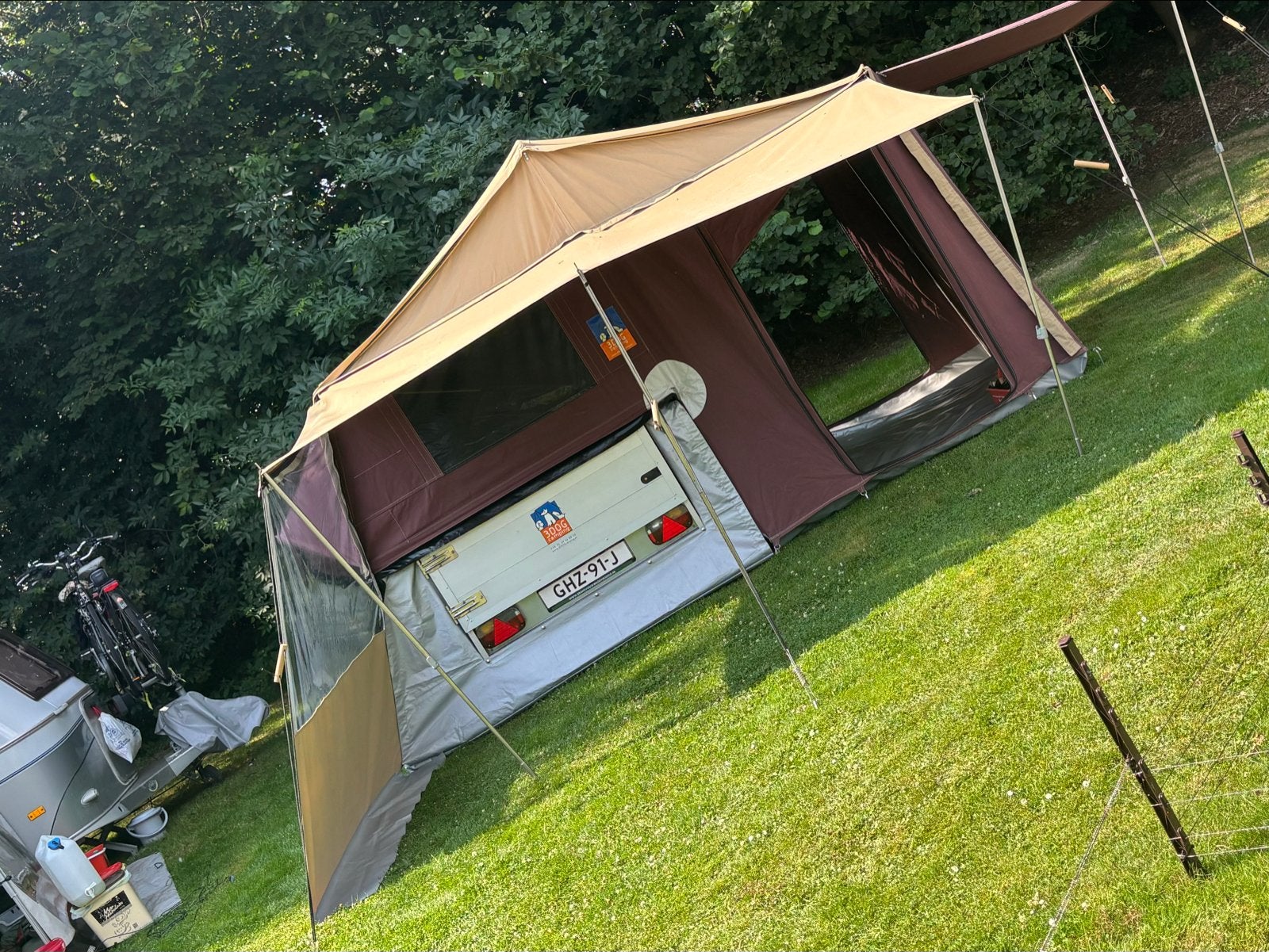 3DOG Camping daktenttrailer, Ophalen, Meerkleurig, Tot en met 2, 3DOG