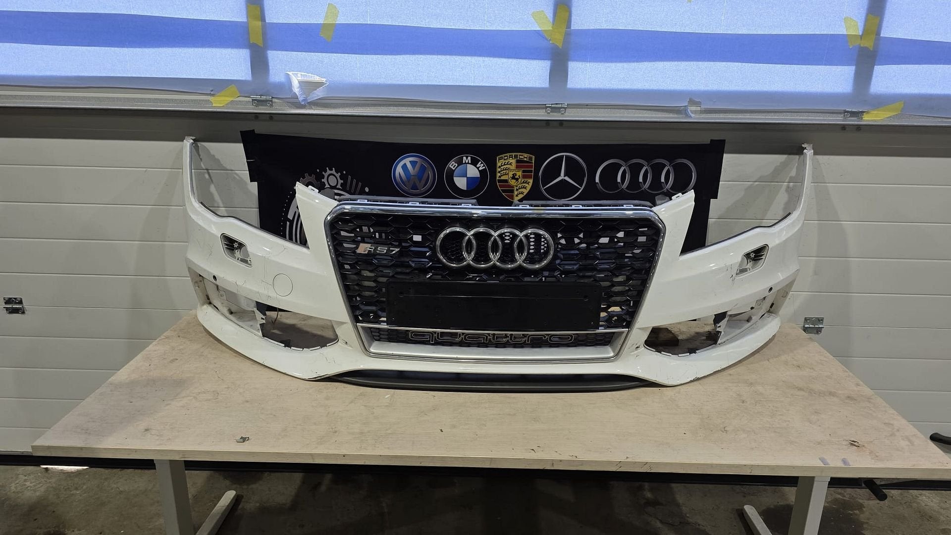 Voorbumper Audi A7  S-Lijn, Auto-onderdelen, Gebruikt, -, Voor, -