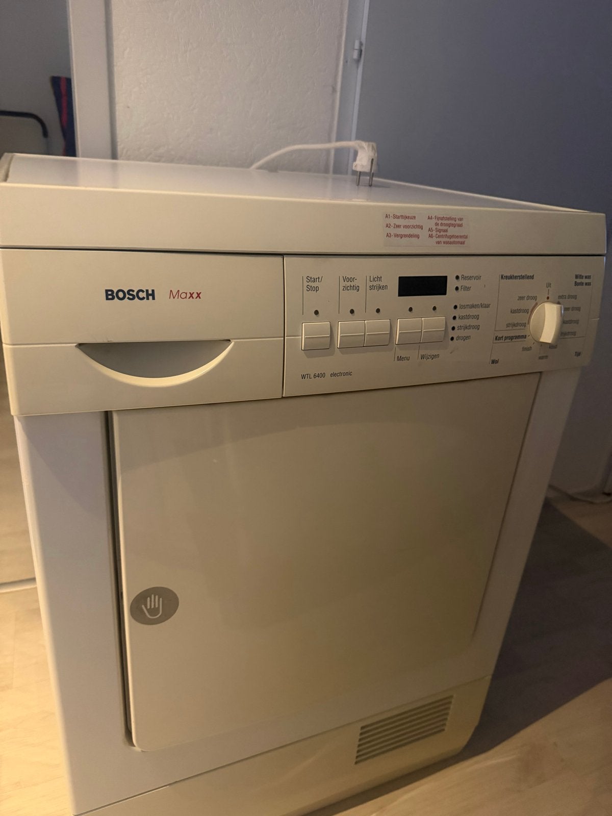 Bosch Maxx WTL 6400 Condensdroger - Goede Staat, Ophalen, Gebruikt, Voorlader, Condens
