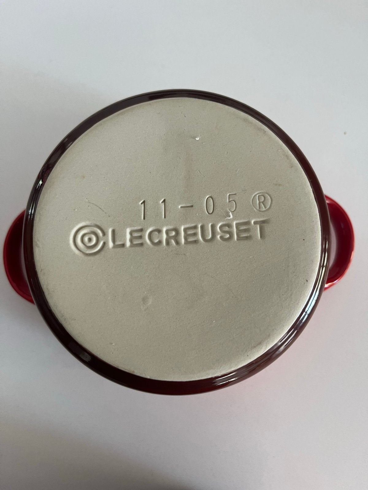 Le Creuset Mini Cocotte - kersenrood - 0,25L - nieuw, Ophalen of Verzenden, Nieuw, Overige materialen, Overige typen