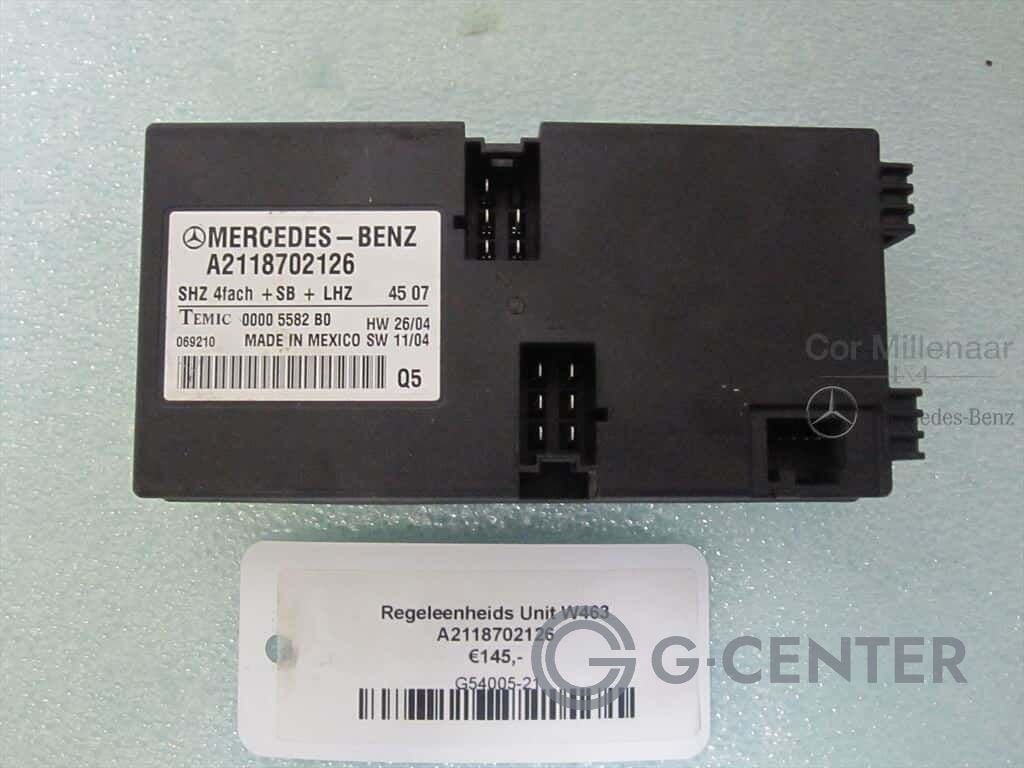 Mercedes-Benz G-Klasse Regeleenheid Unit W463 A2118702126, Gebruikt, -, -, Ophalen of Verzenden