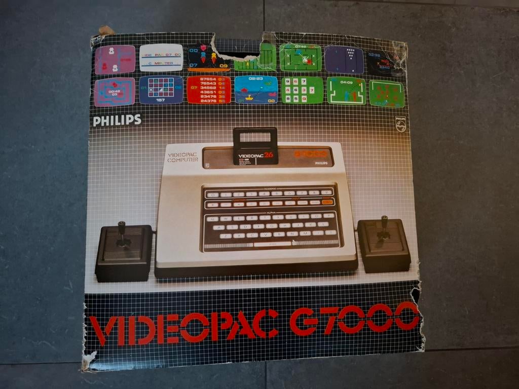 Videopac Philips G7000 spelcomputer, Spelcomputers en Games, Spelcomputers | Overige, Gebruikt, Ophalen of Verzenden