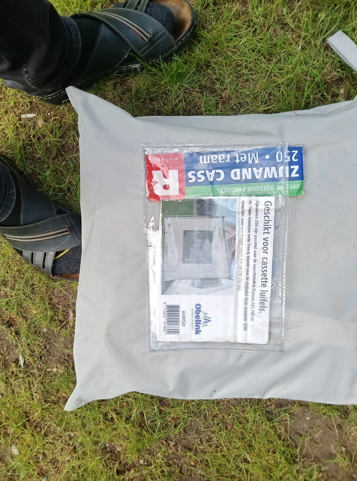 Obelink zakluifel zij- en voorwand  en voorkant compleet, Ophalen, Gebruikt