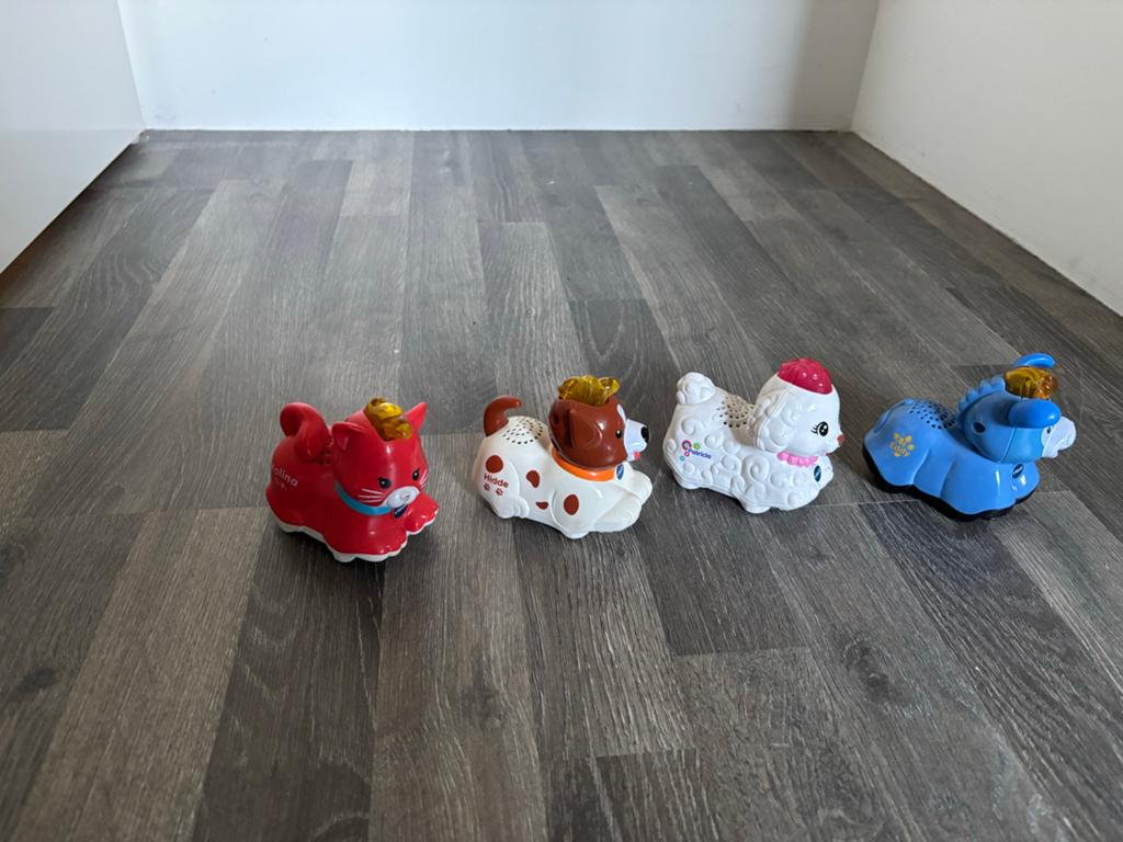 VTech Zoef Zoef Dieren set (4 stuks), Ophalen, Gebruikt, Overige typen, Met geluid