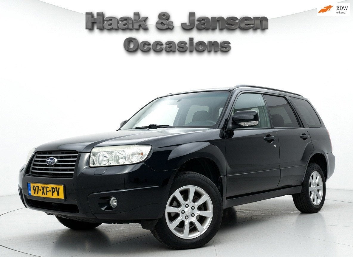 Subaru Forester 2.0 X Comfort Pack - Cruise - Infotainment -, Auto's, Subaru, 1994 cc, Gebruikt, 715 kg, Zwart