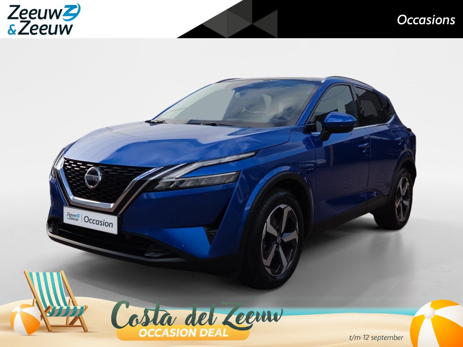 Nissan Qashqai 1.3 MHEV Xtronic Premiere Edition | Zeer nett, Auto's, 12 maanden, Stof, Euro 6, Blauw