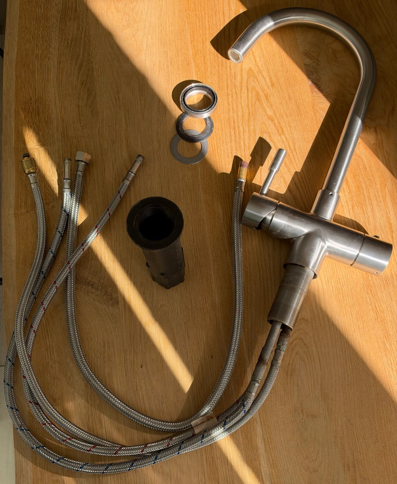 Franke 3-in-1 kraan met M-Box, Doe-het-zelf en Verbouw, Ophalen, Gebruikt, Rvs, Kraan