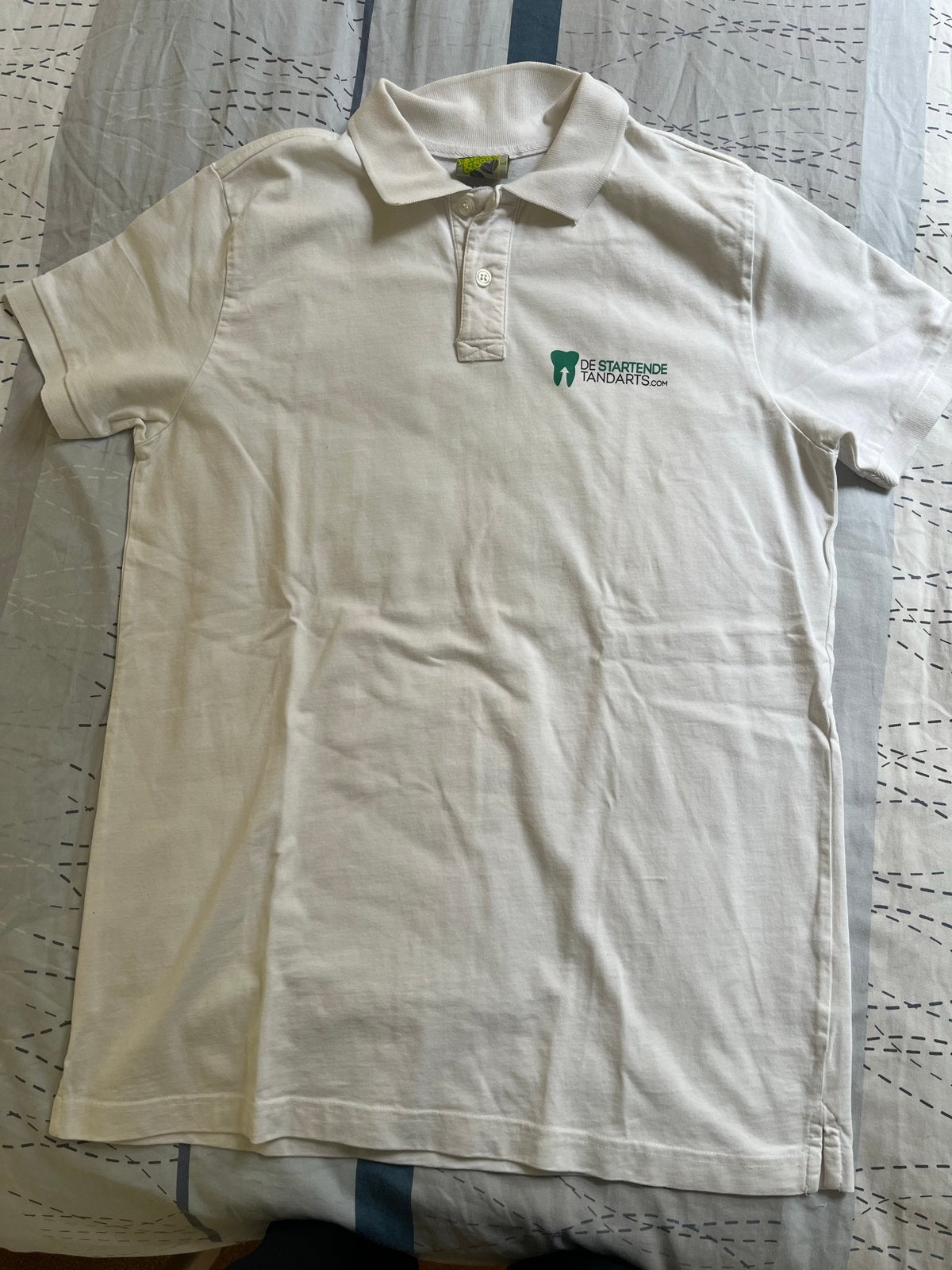 Lemon & Soda Polo - De Startende Tandarts, Ophalen of Verzenden, Zo goed als nieuw, Maat 52/54 (L), Wit