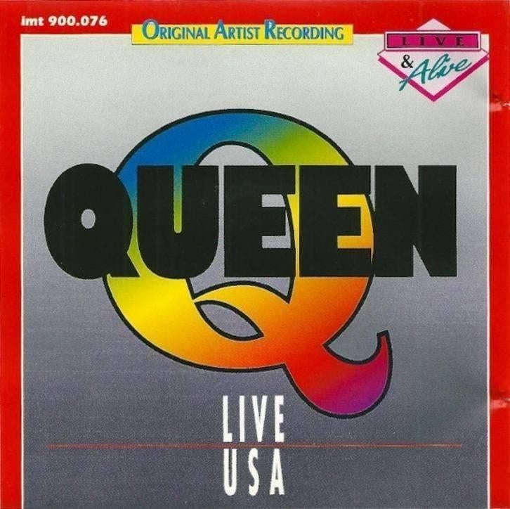CD: Queen - Live USA Volume 1 (ZGAN), Ophalen of Verzenden, Zo goed als nieuw, Poprock