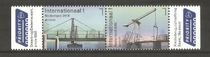 2018 Nederlandse bruggen paartje Internationaal, Ophalen of Verzenden, Postfris