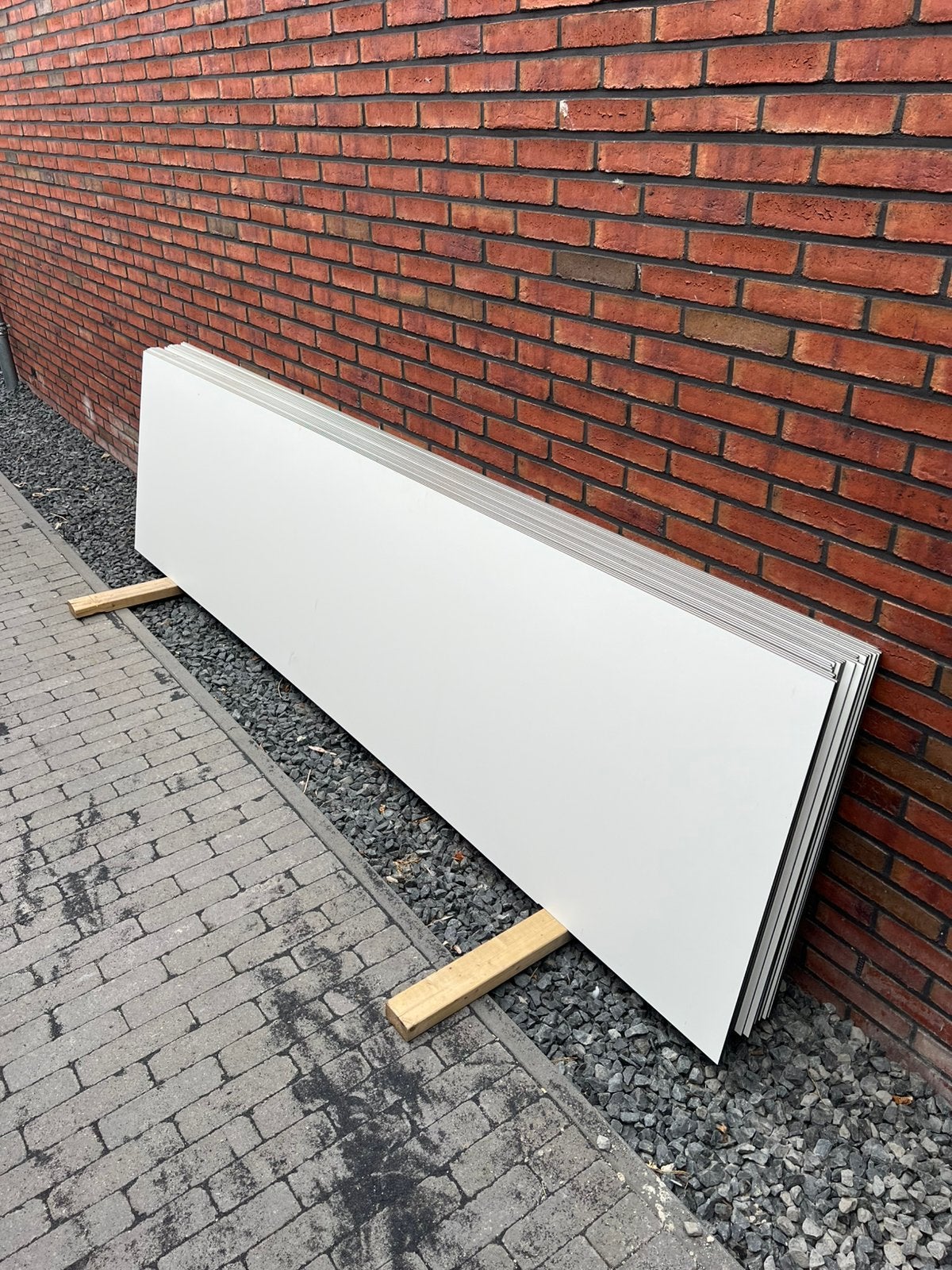 Partij Trespa platen / boeidelen 6mm wit, Ophalen, Nieuw, HPL, Minder dan 20 mm