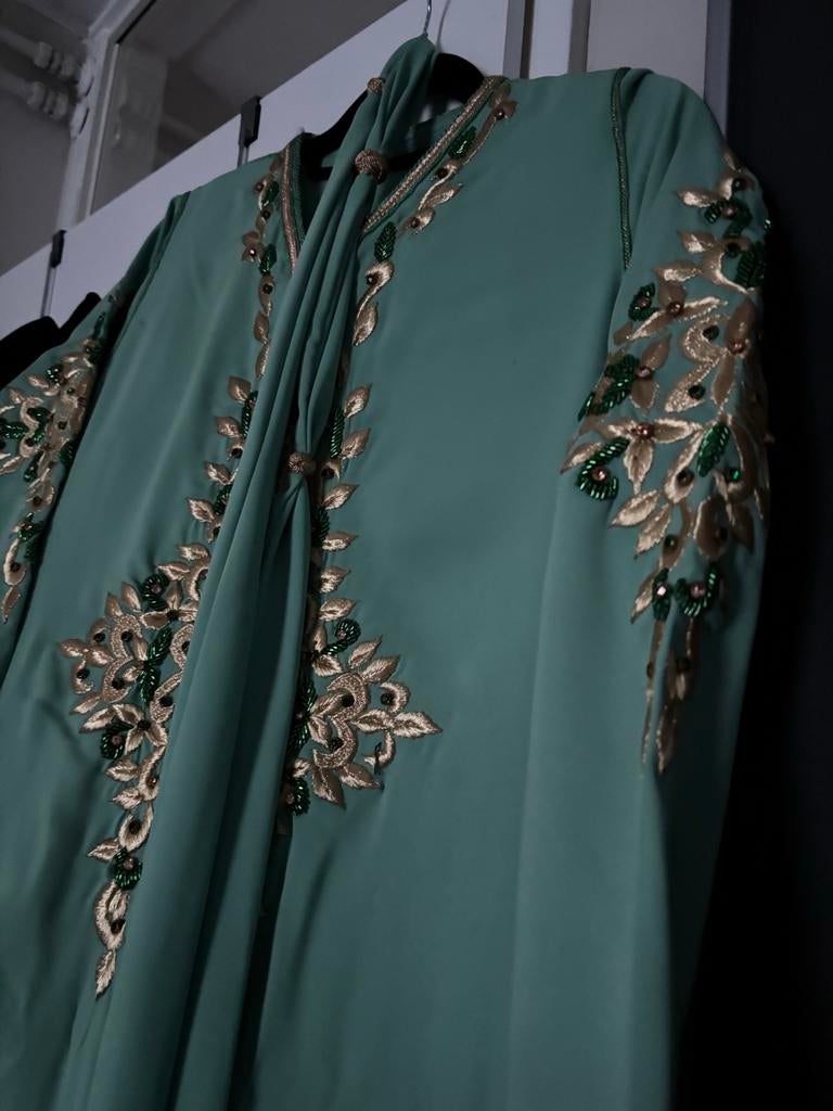 Elegante Kaftan met Borduurwerk, Maat 38/40 (M), Nieuw, Ophalen of Verzenden, Onder de knie