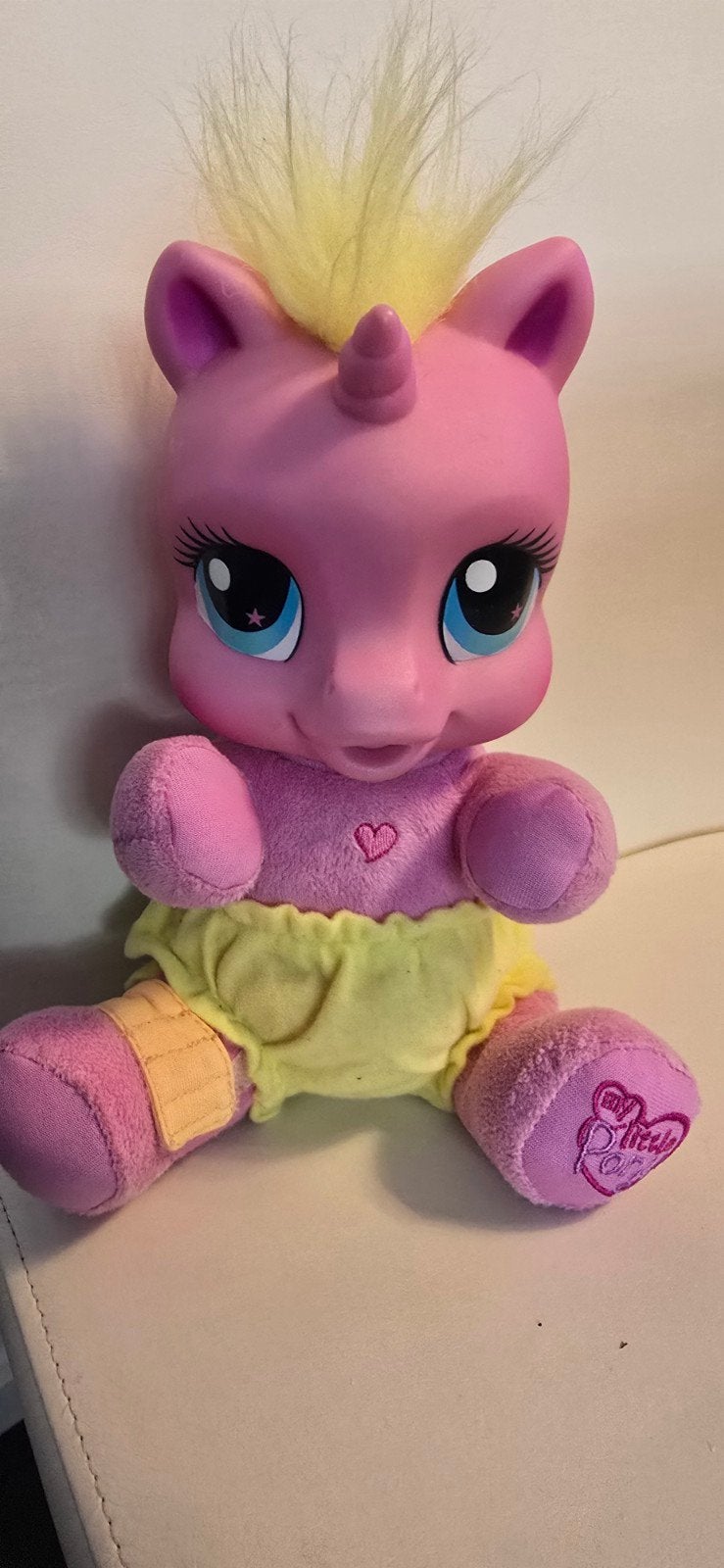 My Little Pony Baby Pinkie Pie Knuffel Eenhoorn, Gebruikt, Met geluid, Overige karakters, Ophalen of Verzenden