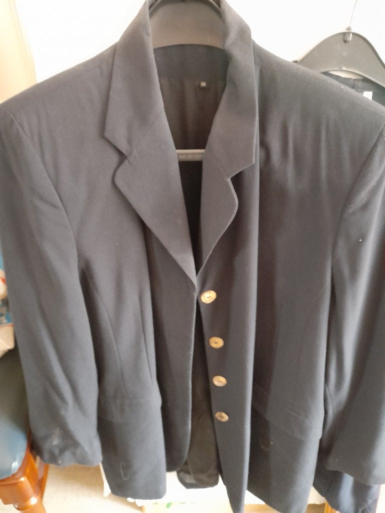 DAMES BLAZER ZWART, H&M, Zwart, Maat 46/48 (XL) of groter, Nieuw