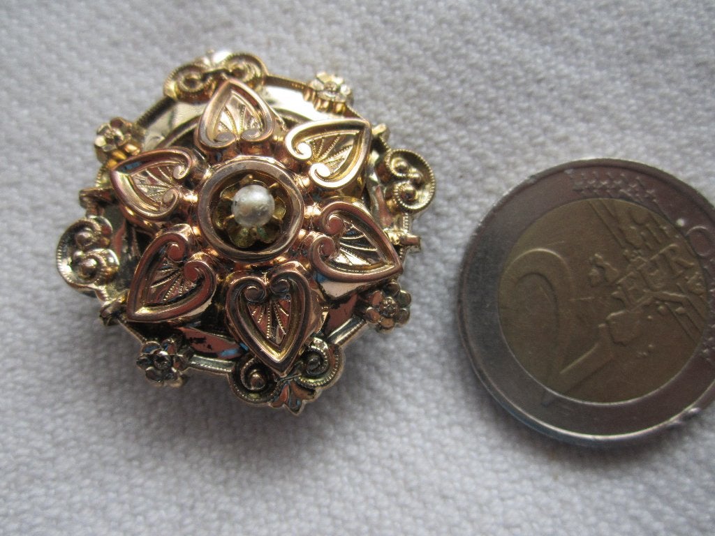 50.   Schitterende oude broche, Engeland, Sieraden, Tassen en Uiterlijk, Antieke sieraden, Ophalen, Overige materialen, Broche