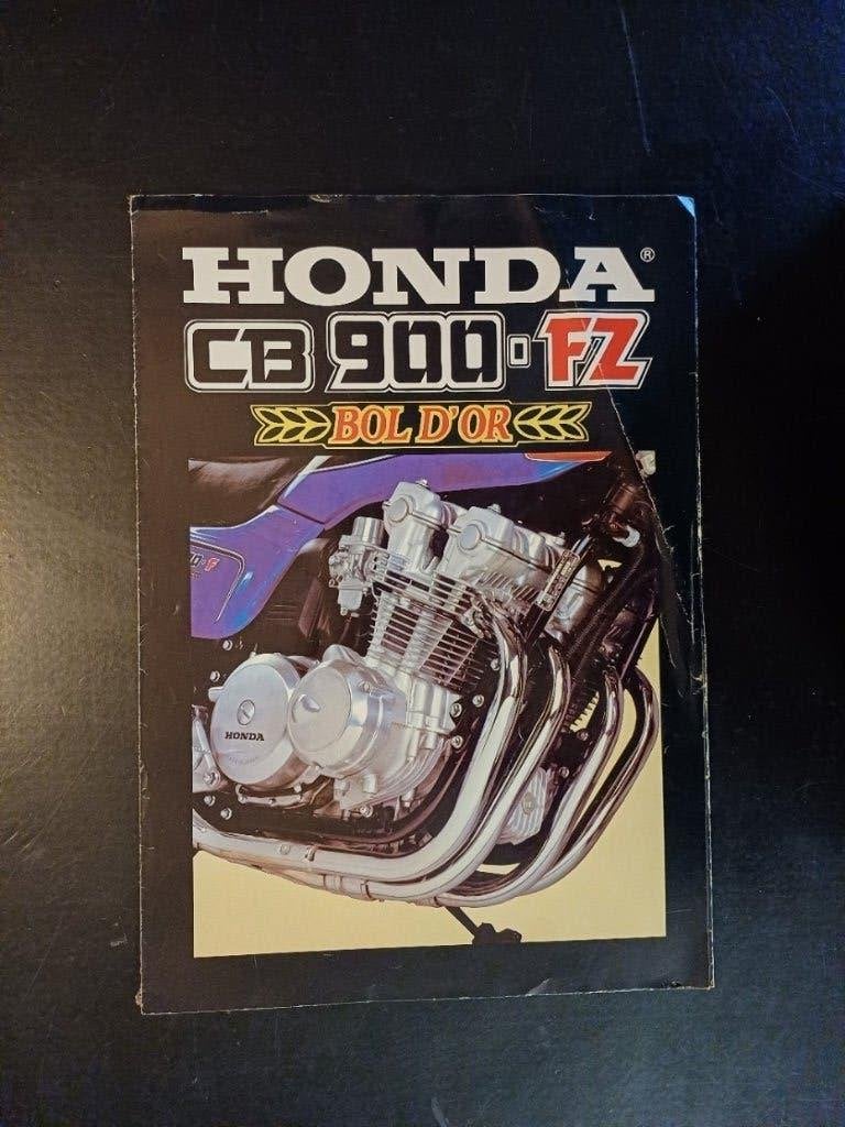 Brochure Folder HONDA CB900-FZ origineel, Verzenden, Honda