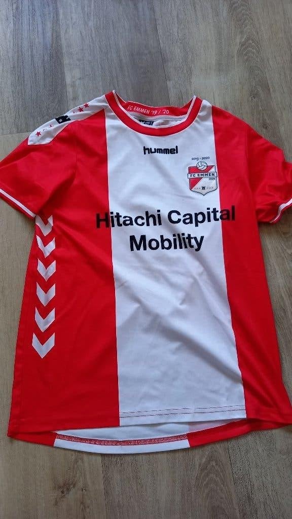 FC Emmen Thuisshirt 2019/2020 - Hummel voetbalshirt, Maat XS of kleiner, Ophalen of Verzenden, Gebruikt, Shirt