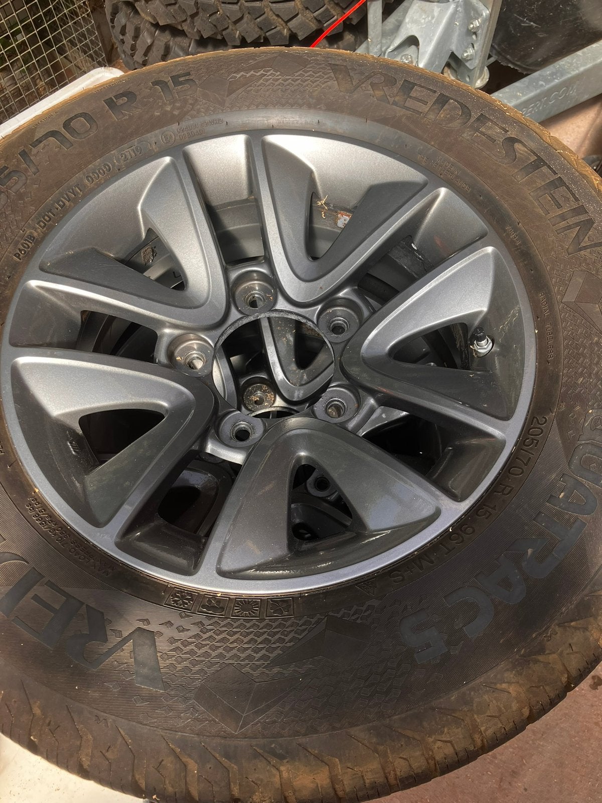 Jimny velgen, Auto-onderdelen, Banden en Velgen, Ophalen, Gebruikt, 15 inch, Velg(en)