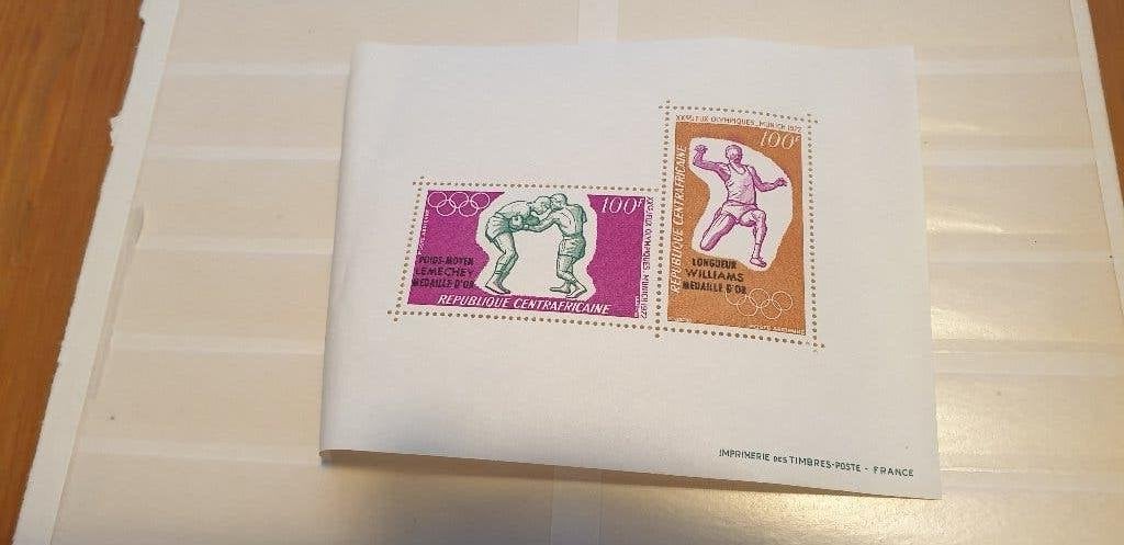 3624 centraal afrika olympische spelen munchen 1972 postfris, Postzegels en Munten, Verzenden, Tanzania