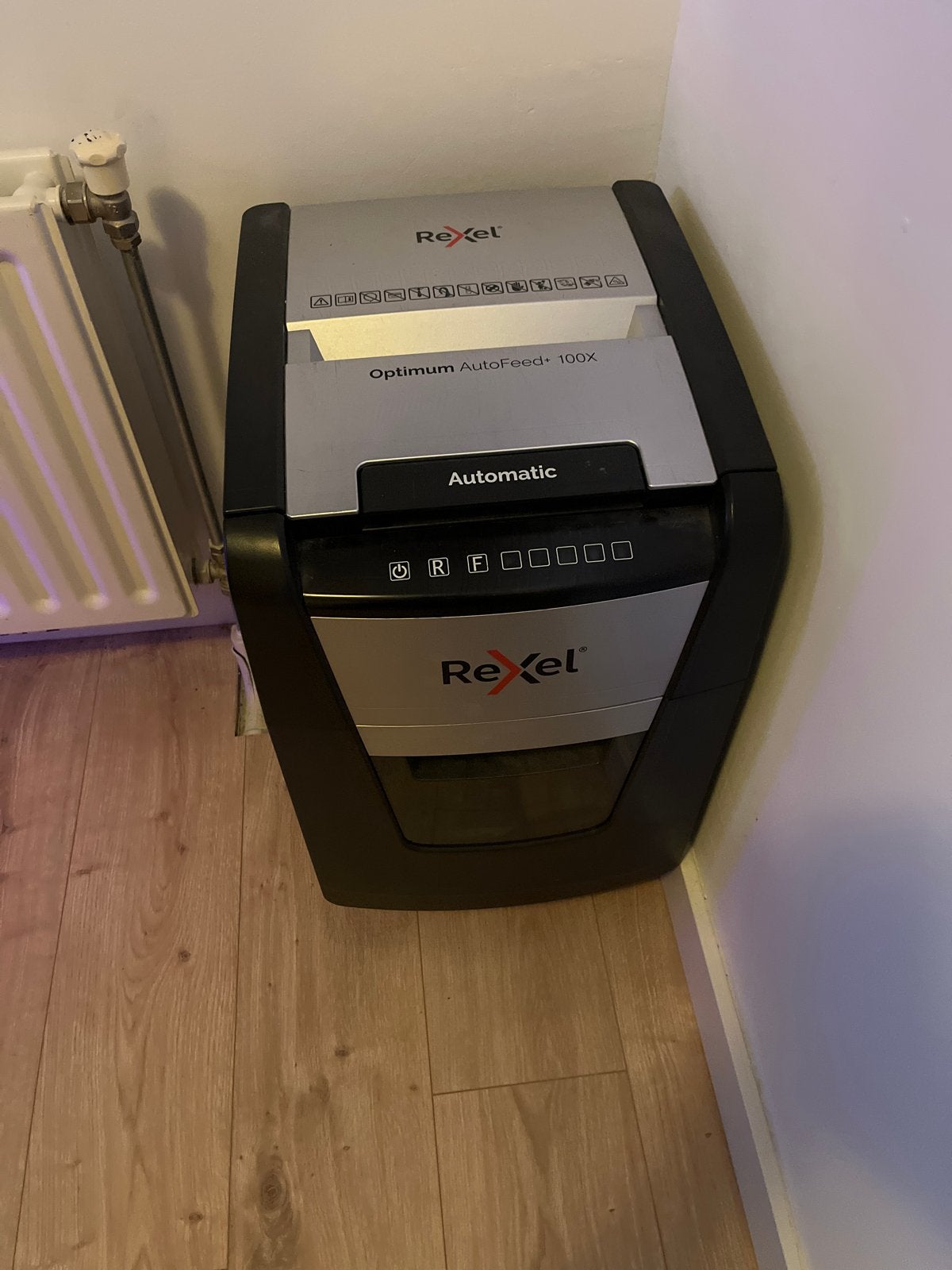 Rexel Optimum AutoFeed+ 100X papierversnipperaar, Ophalen, Gebruikt, Overige typen