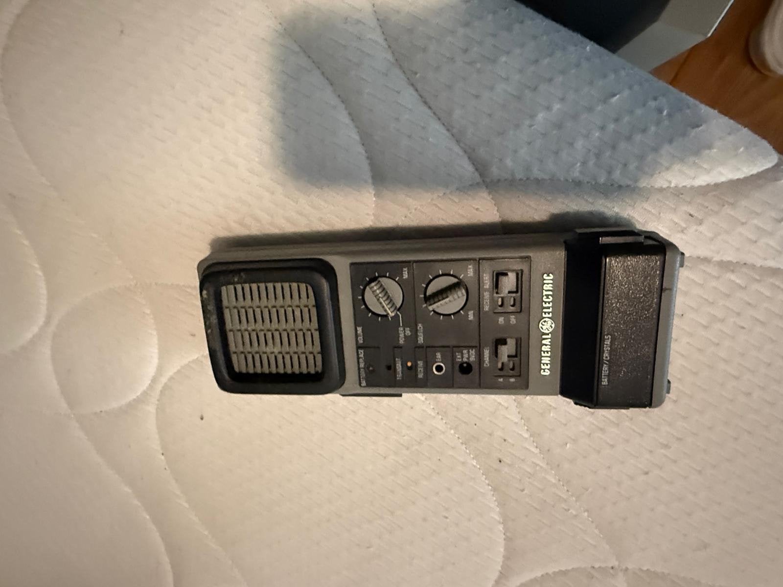 Vintage General Electric Portofoon/Walkie-talkie, Ophalen of Verzenden, Gebruikt, Minder dan 2 km, Portofoon of Walkie-talkie