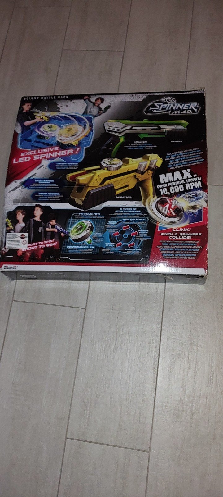 Spinner M.A.D. Deluxe Battle Pack met LED Spinner, Ophalen of Verzenden, Zo goed als nieuw, Jongen of Meisje