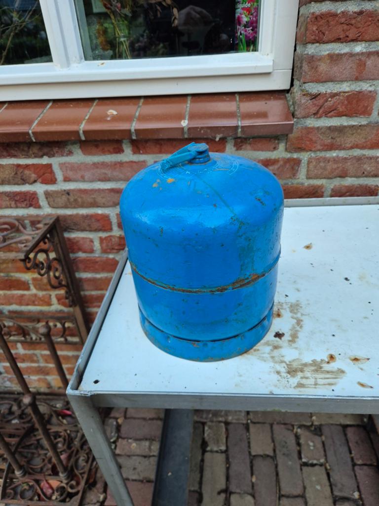 Gasfles  leeg, Ophalen