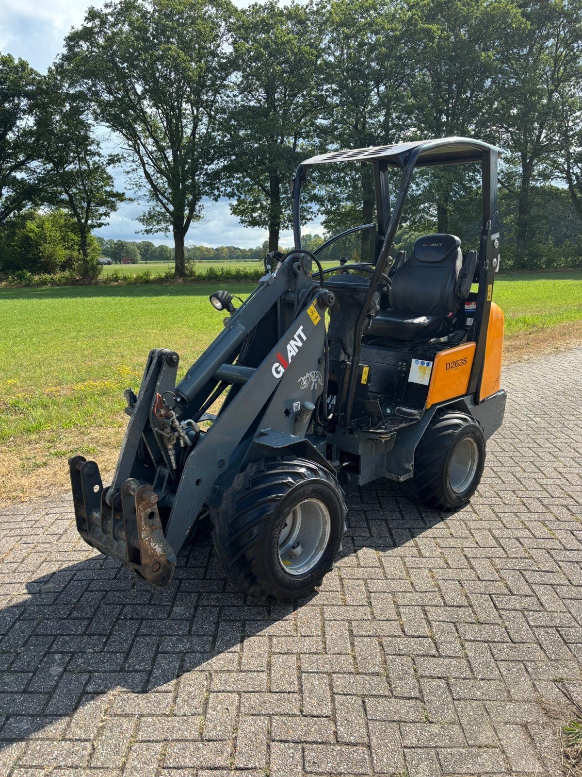 Giant 263S mini shovel knik lader, Ophalen, Wiellader of Shovel