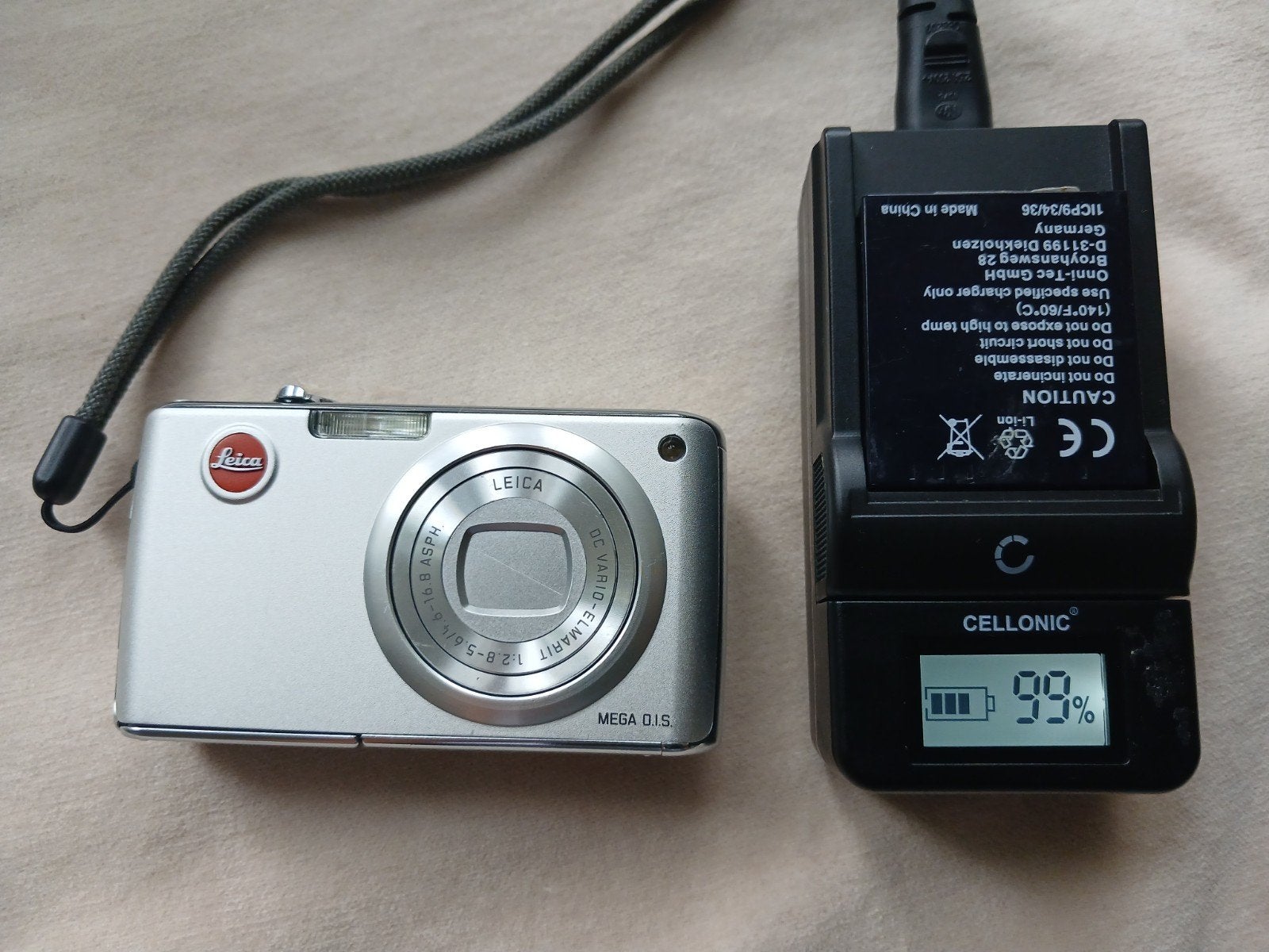 LEICA C-LUX 1, Ophalen of Verzenden, Zo goed als nieuw, Overige Merken, 4 t/m 7 keer