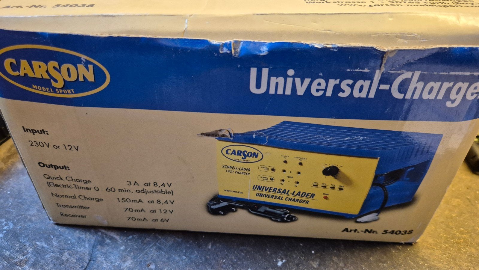 Carson Universal-Lader - Universele Lader voor RC Modellen, Ophalen, Gebruikt, Onderdeel