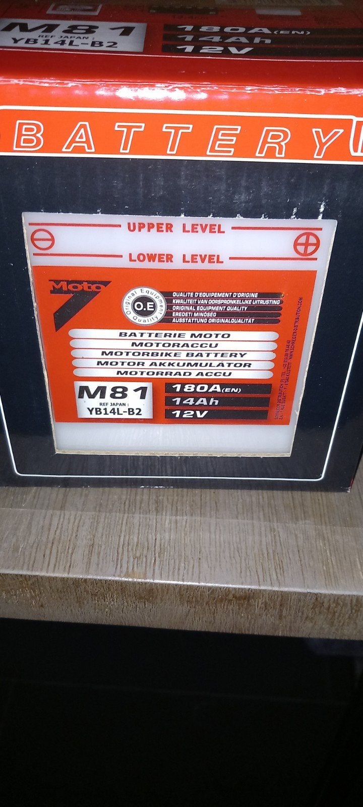 Nieuwe Moto M81 YB14L-B2 Motoraccu 12V 14Ah, Ophalen of Verzenden, Nieuw