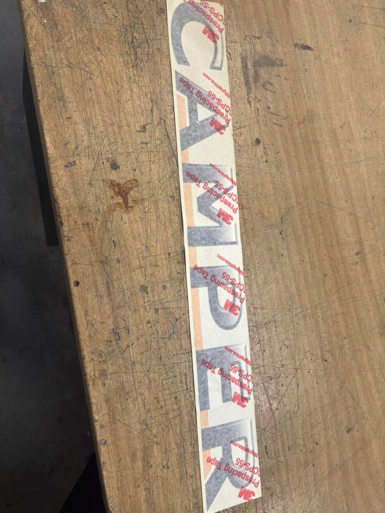 “Camper” sticker, Ophalen of Verzenden, Zo goed als nieuw