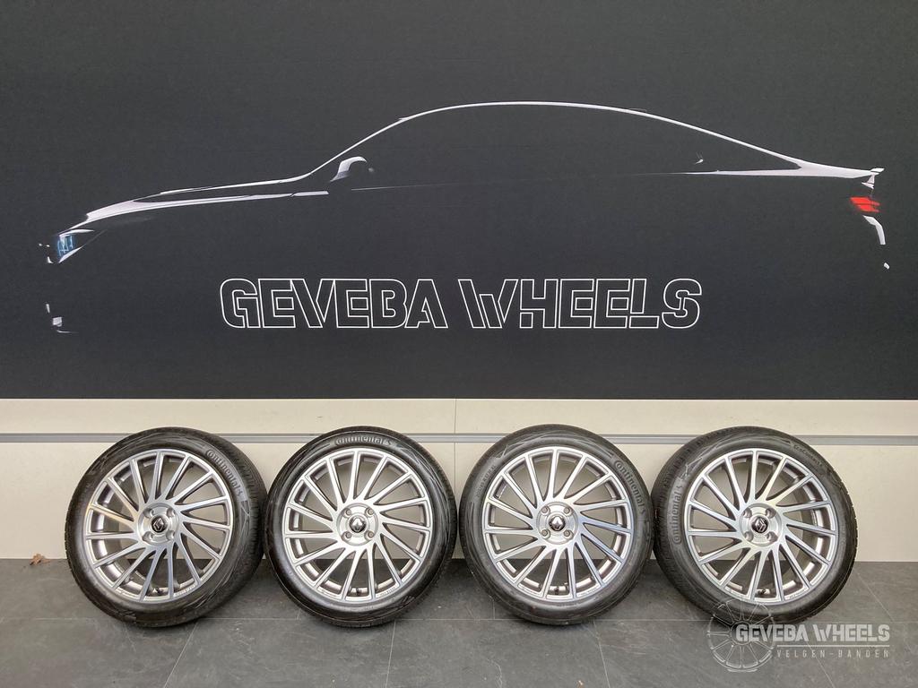 17''  Renault Clio V sport velgen + banden 4x100 205/45/17, Auto-onderdelen, Banden en Velgen, Gebruikt, -, -, Banden en Velgen