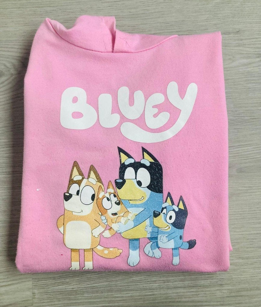 Bluey meisjes hoodie / sweater voor 6–7 jaar (maat 128), Gebruikt, Trui of Vest, Ophalen of Verzenden, Meisje