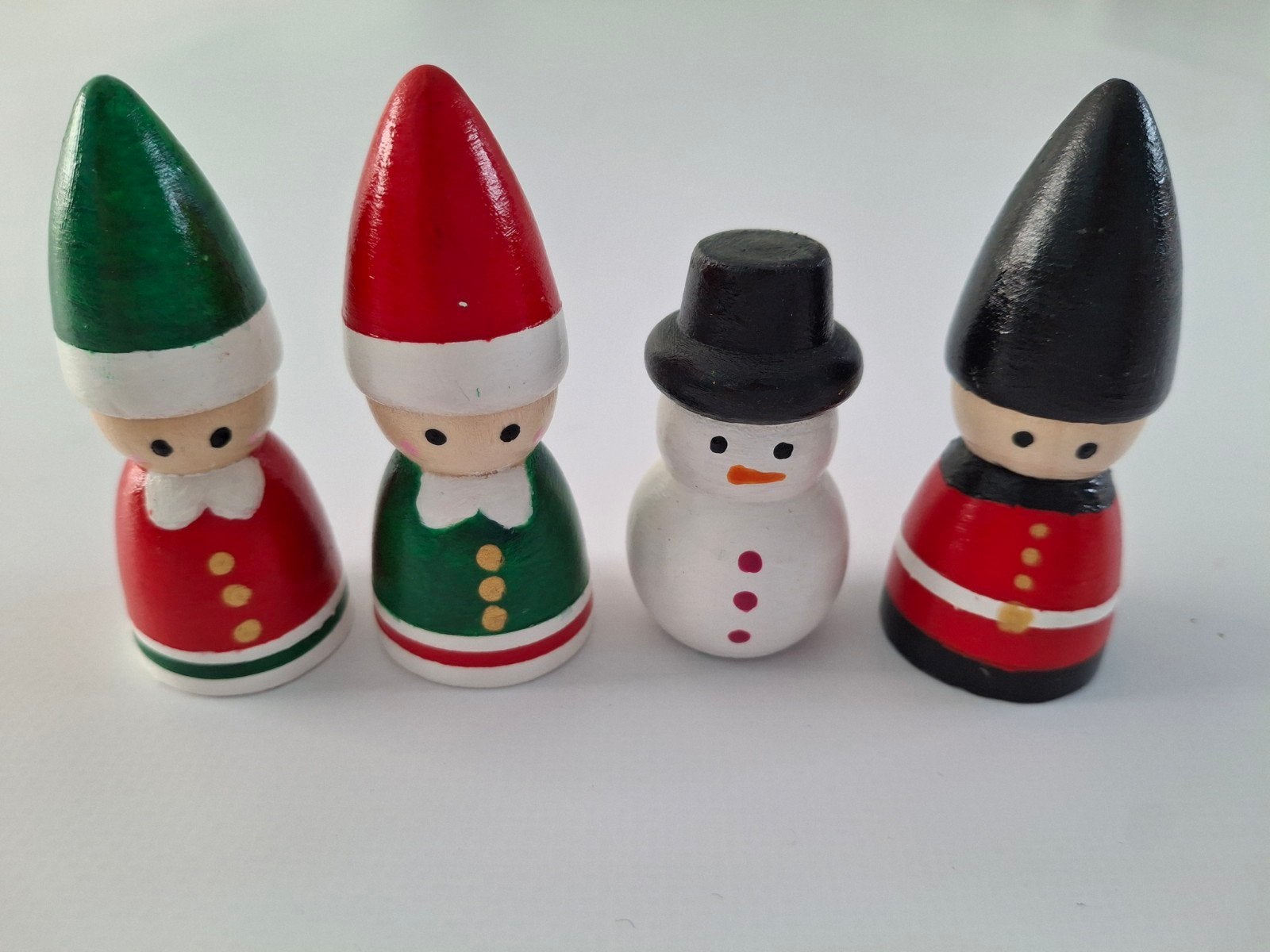 Pegdolls 4 kerst figuren, Ophalen of Verzenden, Nieuw