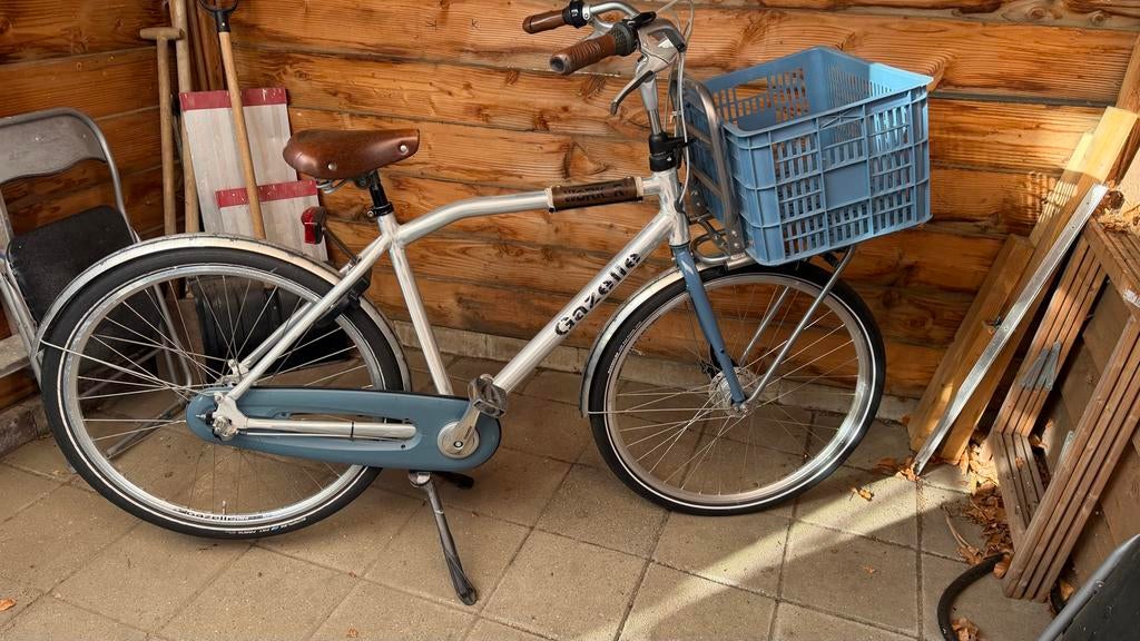 Gazelle worker fiets met mand 28 inch, Ophalen, Gebruikt, Versnellingen, Gazelle