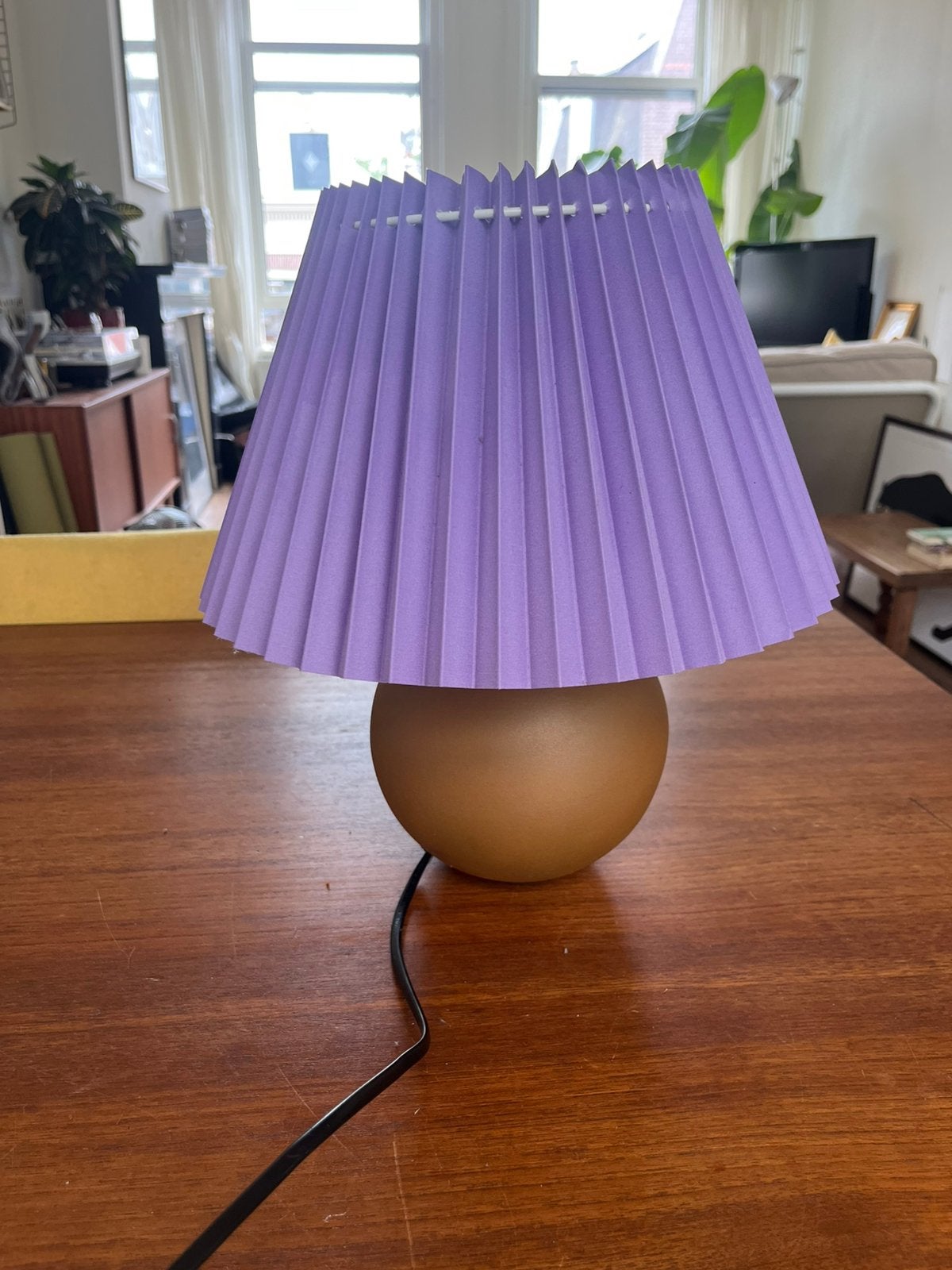 Fest Nara tafellamp, Bruin, Ophalen, Zo goed als nieuw, Schemerlamp