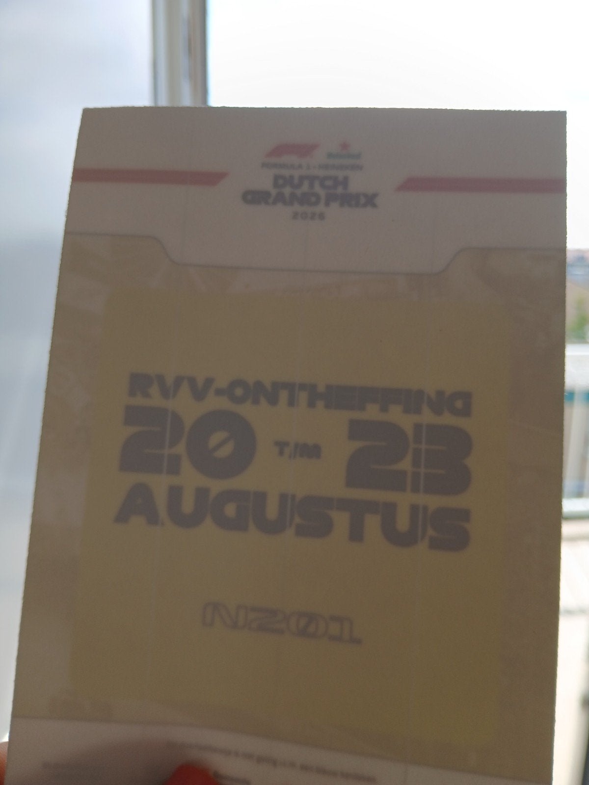 parkeerplek met doorrijbewijs, Tickets en Kaartjes, Eén persoon