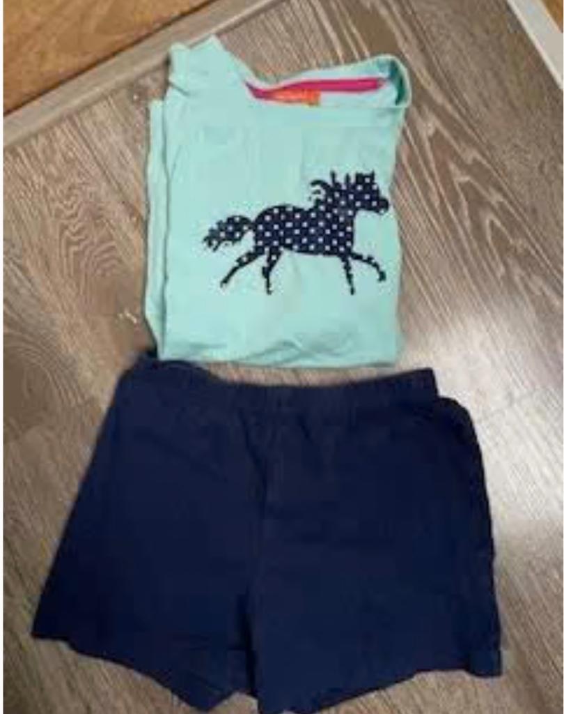 shortama in maat 134/140 van de hema, Kinderen en Baby's, Kinderkleding | Maat 134, Ophalen, Nacht- of Onderkleding, Gebruikt
