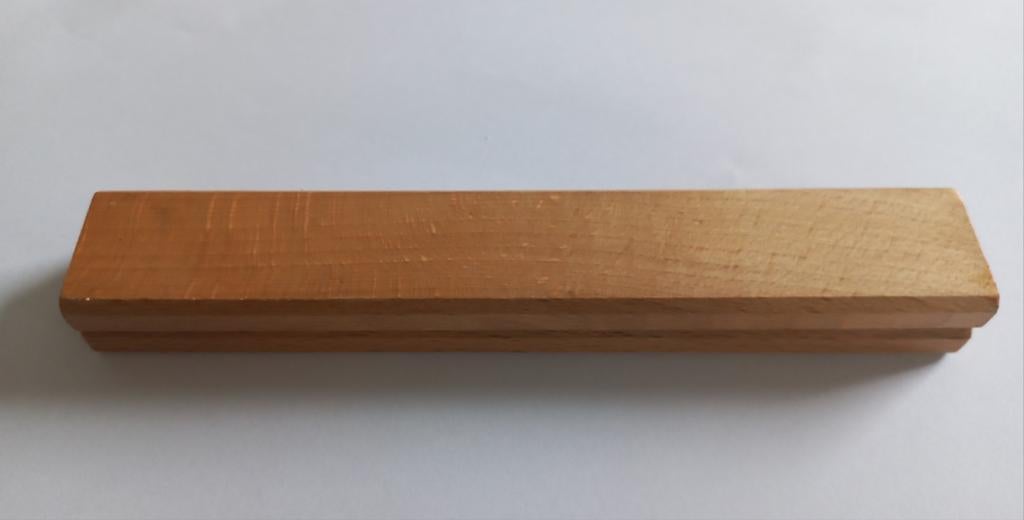 Houten pennenbakje voor 1 pen, Ophalen of Verzenden, Gebruikt