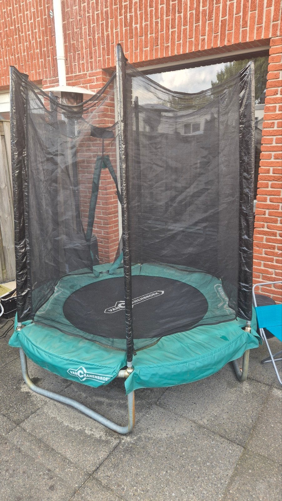 Trampoline met veiligheidsnet - Van Cranenbroek, Ophalen, Gebruikt