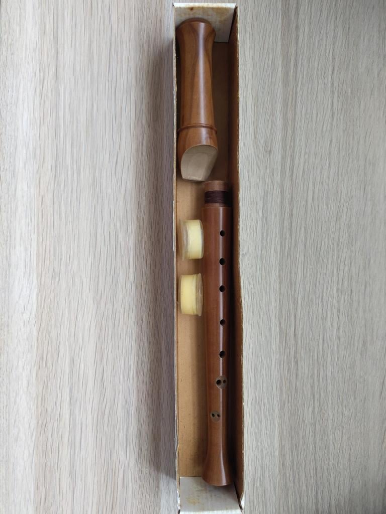 Houten Aura Blokfluit, Muziek en Instrumenten, Blaasinstrumenten | Blokfluiten, Ophalen of Verzenden, Gebruikt, Sopraan of Sopranino