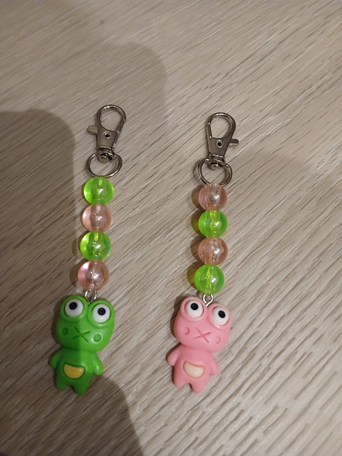 BFF/Vrienden sleutelhangers - Schattige kikkers, Ophalen of Verzenden, Zo goed als nieuw, Knuffel of Figuurtje