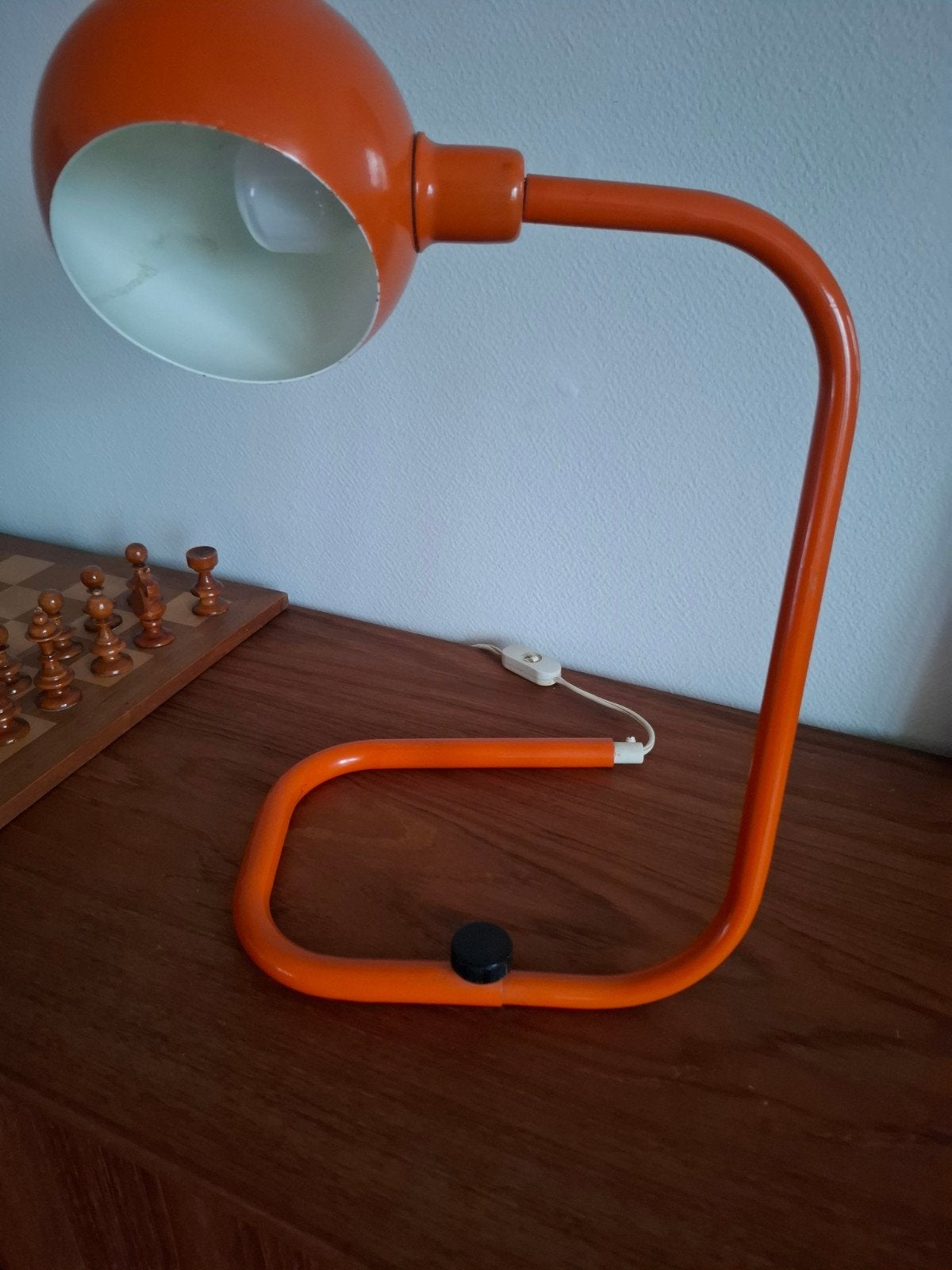 oranje Hebi tafellamp ontwerp Isao Hosoe (Valenti), Oranje, Ophalen, Design