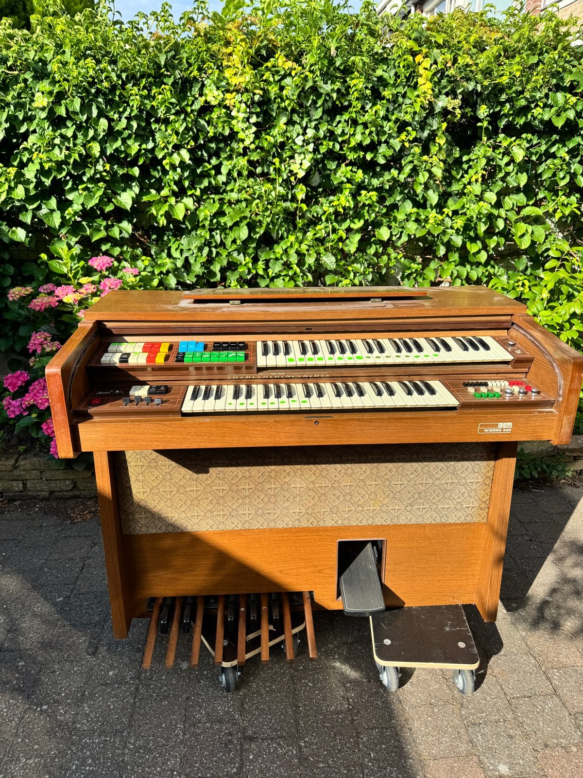 GEM Wizard 335 Orgel - Vintage Elektronisch Orgel, Muziek en Instrumenten, Orgels, Ophalen, Gebruikt, 2 klavieren, Orgel